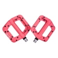 thumbnail image 1 of Ztto 1 par de nylon fibra bicicleta pedal antideslizante color sólido ciclo de ciclo de montaña piezas de bicicleta pedales componente adjunto rojo tholdsy OD002857-02, 1 of 7