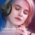 thumbnail image 3 of Back to School Gifts under $5 Bluetooth Headphones Over Ear,Hi-Fi Stereo Wireless Headphones Deep Bass Foldable Wired/Wireless/TF For Cell Phone/PC Bluetooth 5.0 Wireless Headset With Mic Clearance, 3 of 7