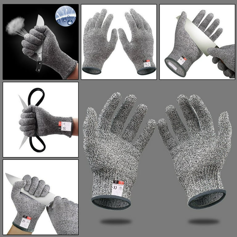 Life Protector Gray Small Cut-Resistant Glove - Level 5, Food Safe - 7 x  5 - 1 count box