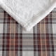 thumbnail image 5 of Reversible Sherpa Fleece Blanket, Home Decor for All Seasons, 5 of 5