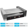 thumbnail image 3 of WAASOSCON Hot Dog Grill Roller 18 Hot Dog 7 Roller Sausage Roller Rack Sausage Roller Rack 1200W Portable Commercial Stainless Steel BBQ Accessories 110V Barbecue Picnic high grade, 3 of 11