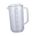 thumbnail image 2 of Jarra de agua, cántaro de agua para refrigerador, resistente, multifuncional para jugo y limonada. Blanco, 2 of 9