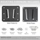 thumbnail image 5 of Set de soportes para TV RV VIVO MOUNT-VWRV1-3 para pantallas de hasta 43 pulgadas, 5 of 9