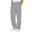 Gray(New), variant on PNTUTB Men's Relaxed Solid Color Elastic Waistband Pants with Pockets and Drawstring Lightweight Athletic Pants