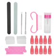 thumbnail image 2 of Cuticle Cutter Pusher Nail Files Nail Wipe Cotton Pads Nail Art Manicure Tools Set, 2 of 4