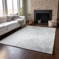 thumbnail image 6 of Addison Rugs Mayfield Washable Transitional Circles Gray Rectangle Rug, 3' x 5', 6 of 6