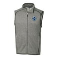 thumbnail image 2 of Men's-Cutter & Buck  Heather Gray Vancouver Whitecaps FC Big & Tall Mainsail Sweater-Knit Full-Zip Vest, 2 of 3