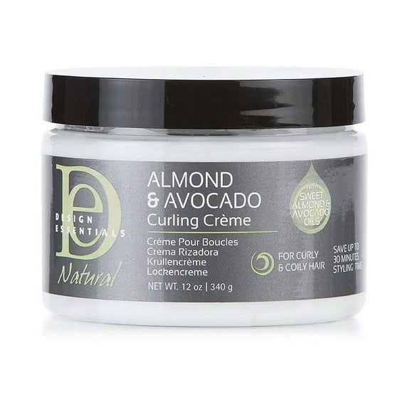 Design Essentials Natural Almond And Avocado Curling Cream, 12 Oz.