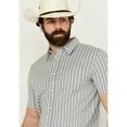 thumbnail image 2 of Cody James Men's Falling Diamond Striped Short Sleeve Button-Down Stretch - CJSU24W26-T LTBL XX- Tall, 2 of 4