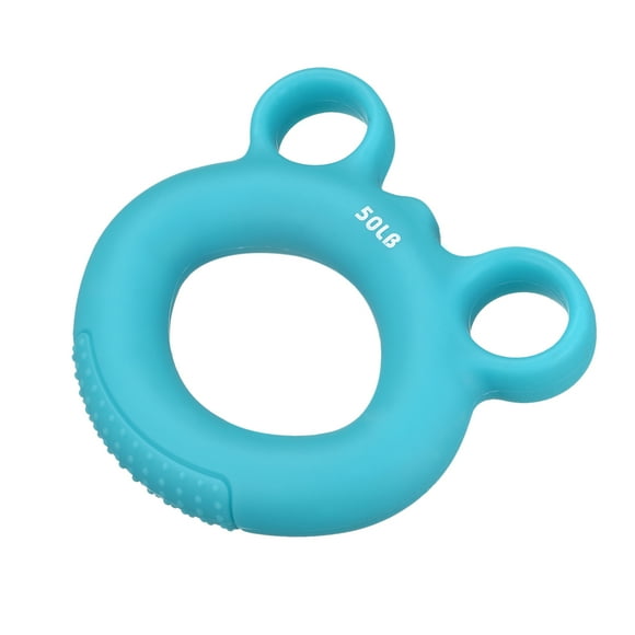 Unique Bargains 3.74' 50 Lbs Blue Hand Grip Strengtheners Hand Grip Ring for Strength Training