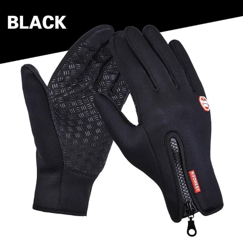 Mens Winter Sports Warm Gloves Windproof Waterproof Thermal Touch Screen Mittens 