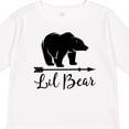 thumbnail image 4 of Inktastic Lil Bear Boys Cute Baby Boys Long Sleeve Toddler T-Shirt, 4 of 5