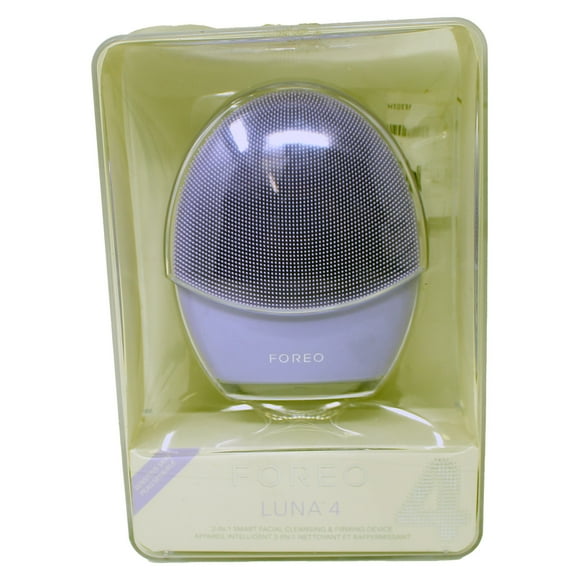 FOREO LUNA 4 2-In-1 Smart Facial Cleansing & Firming Device (Purple ) 1 Count