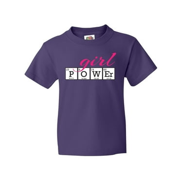 Inktastic Girl Power Youth T-Shirt