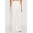 thumbnail image 5 of Womens Gauze Knit High Waisted Wide Leg Pants, 5 of 6