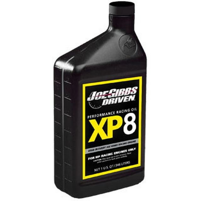 Driven Racing Oil Joe Gibbs Oil 01906 XP8 Series; SAE 5W-30; Conventional; 1 Quart Bottle; Single
