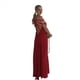 thumbnail image 3 of Vestido de Fiesta con Cuello Halter y Nudo de Cuerda para Mujer (Verano 2024) Vino Tinto Talla Única, 3 of 9