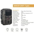 thumbnail image 3 of Motion Activated Night Vision Trail Camera 0.3S Trigger Speed Waterproof Wildlife Hunting Camera, 3 of 8