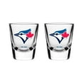 thumbnail image 1 of OFFICIALLY LICENSED MLB 2-PACK SHOT GLASS TORONTO BLUE JAYS, 1 of 2