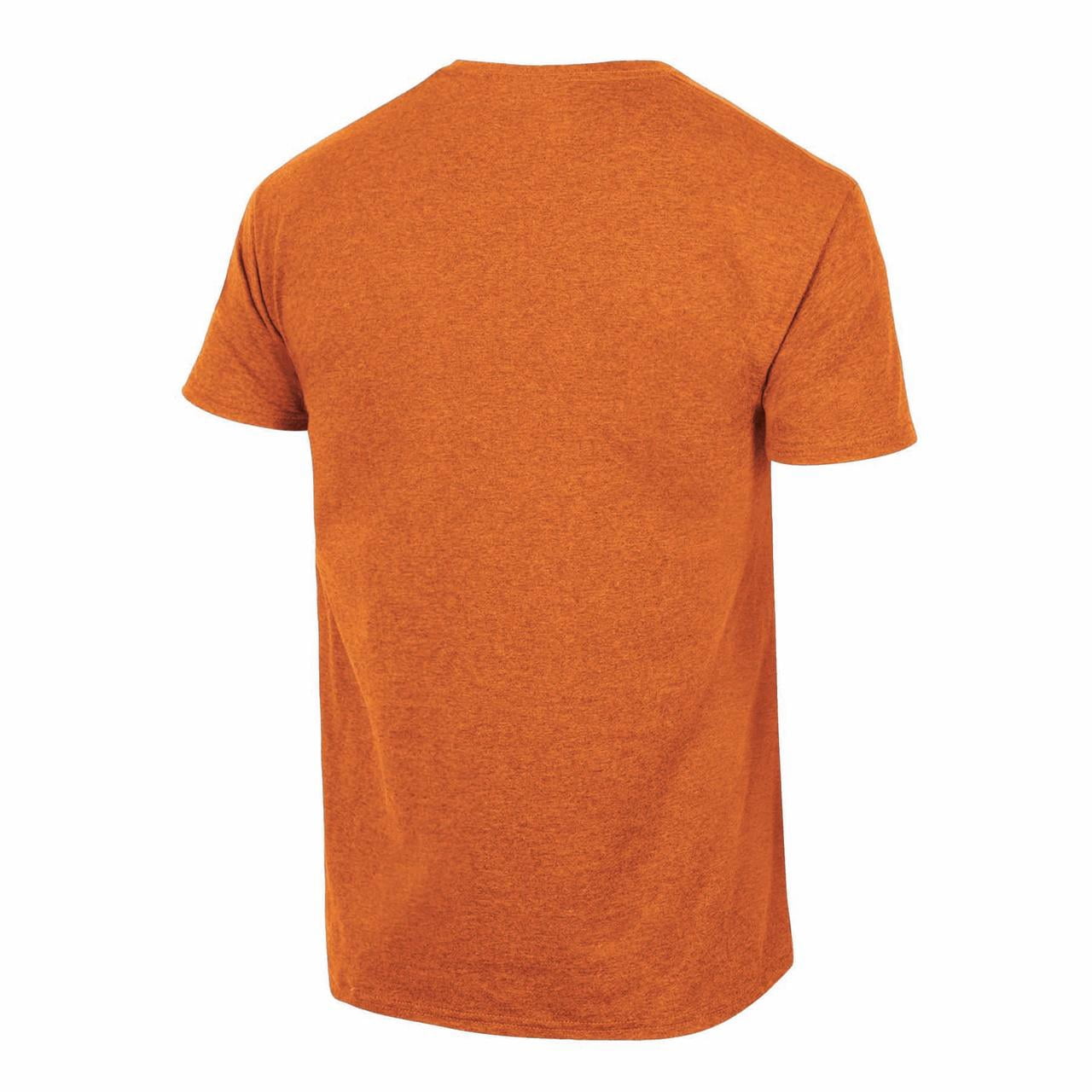 Mens NCAA Texas Longhorns Triblend 3-D Graphic T-Shirt