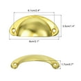 thumbnail image 2 of Uxcell 14pcs Drawer Handles for Kitchen Cupboard Furniture, Gold Tone, 2 of 5