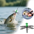 thumbnail image 2 of Realistic Dragonfly Topwater Fishing Lure ABS Rattling Hard Bait Double Mesh Wings Sharp Steel Treble Hook for Freshwater Saltwater Lake Coastal Bass Trout Fishing(Green), 2 of 3