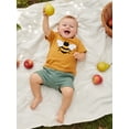 thumbnail image 4 of BemeyourBBs Toddler Baby Boy Football Avocado Bee Outfit Infant Boys Summer Clothes Embroidery Short Sleeve T shirt Top and Shorts Set Pockets, 4 of 9