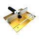 thumbnail image 3 of Placa de inserción de enrutador de aluminio Placa de inserción de mesa de enrutador Montaje de inserción superior de mesa Dorado Sharpla inserto de placa de enrutador, 3 of 7