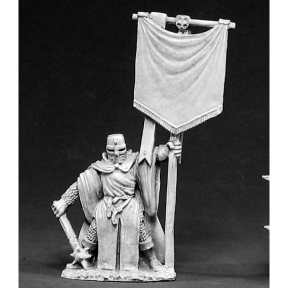 Reaper Miniatures Templar Standard #02390 Dark Heaven Legends Unpainted Metal