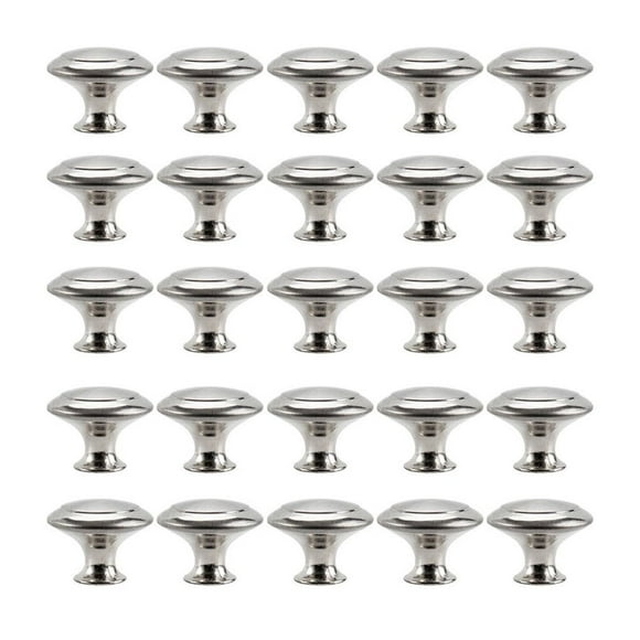 MesaSe Willstar 20pcs Kitchen Cabinet Knobs Pulls Brushed Nickel Cabinet Knobs Drawer Dresser Handles Cupboard Door Heavy Knobs Kitchen Cabinet Hardware with Screws for Bathroom Drawer
