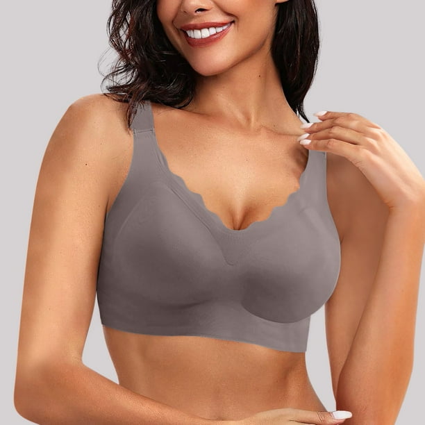 WILLBEST Brasier Maidenform Mujer Sujetadores Push-Up Festoneados Sin Aros Para Mujer, Suaves, Cómodos, De Cobertura Completa, Para Uso Diario, 951