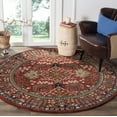 thumbnail image 2 of SAFAVIEH Antiquity Caelestinus Oriental Wool Area Rug, Red/Multi, 4' x 4' Round, 2 of 10