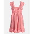 thumbnail image 5 of No Boundaries Empire Waist Dress with Cap Sleeves, Women's XXS-XXL, 5 of 5