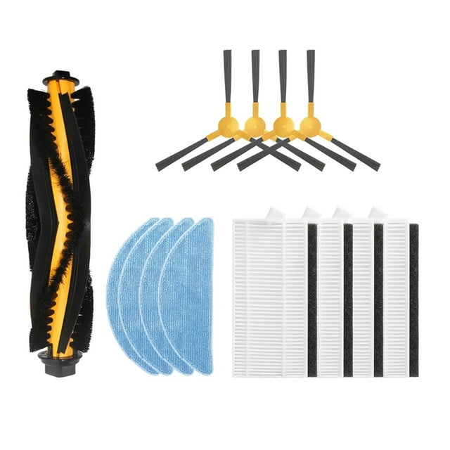 Compatible avec Aeno Rc3s / Rc2s Robot Cleaner Pièces de Rechange Brosse Principale Brosse Latérale Filtre HEPA Chiffons de Vadrouille Pièces de Rechange Accessoires