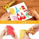 thumbnail image 2 of Libro de manualidades para niños & #39; 200 hojas de papel con recorte de papel colorido DIY para cortar y plegar artesanías con tijeras para artes y manualidades Good Chil Feliz Sencillez, 2 of 5
