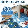 thumbnail image 3 of Christmas Snow Area Rug Washable Living Room Carpet Xmas Snowman Holiday Decor Indoor Bedroom Throw Rug Decorative Non Slip Soft Low Pile Large Carpet Dining Room Office Nursery, 3 of 7