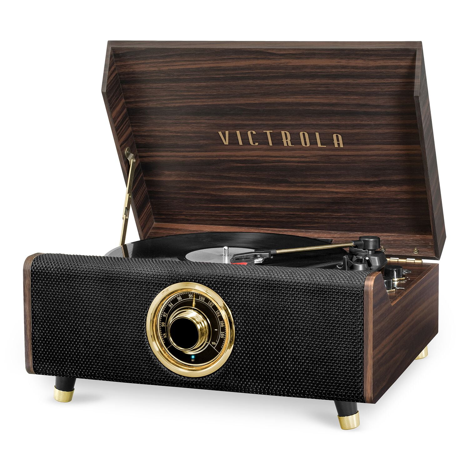 Victrola Highland 4-in-1 Bluetooth Record Player (Espresso)