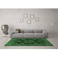 thumbnail image 3 of Ahgly Company Indoor Square Persian Emerald Green Traditional Area Rugs, 6' Square, 3 of 4