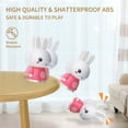 thumbnail image 6 of alilo Bunny Baby Audio Player - Toy w/ Chewable Teether Ears, Colorful Lights - Educational Sounds, Stories, Music, White Noise for 10+ Months Kids - Baby Gift for Learning - Pink, 6 of 10