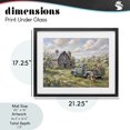 thumbnail image 4 of Stupell Industries Rustic Lodge Proud Dog by Truckload of Flowers Black Framed Print Under Glass, 21 x 17, by Tabz Jones, 4 of 8