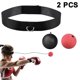 thumbnail image 2 of Reflex Ball Soft Multilayer Premium Headband Boxing Ball Reflex Speed Ball Hand Eye Coordination Training-Black, 2 of 4