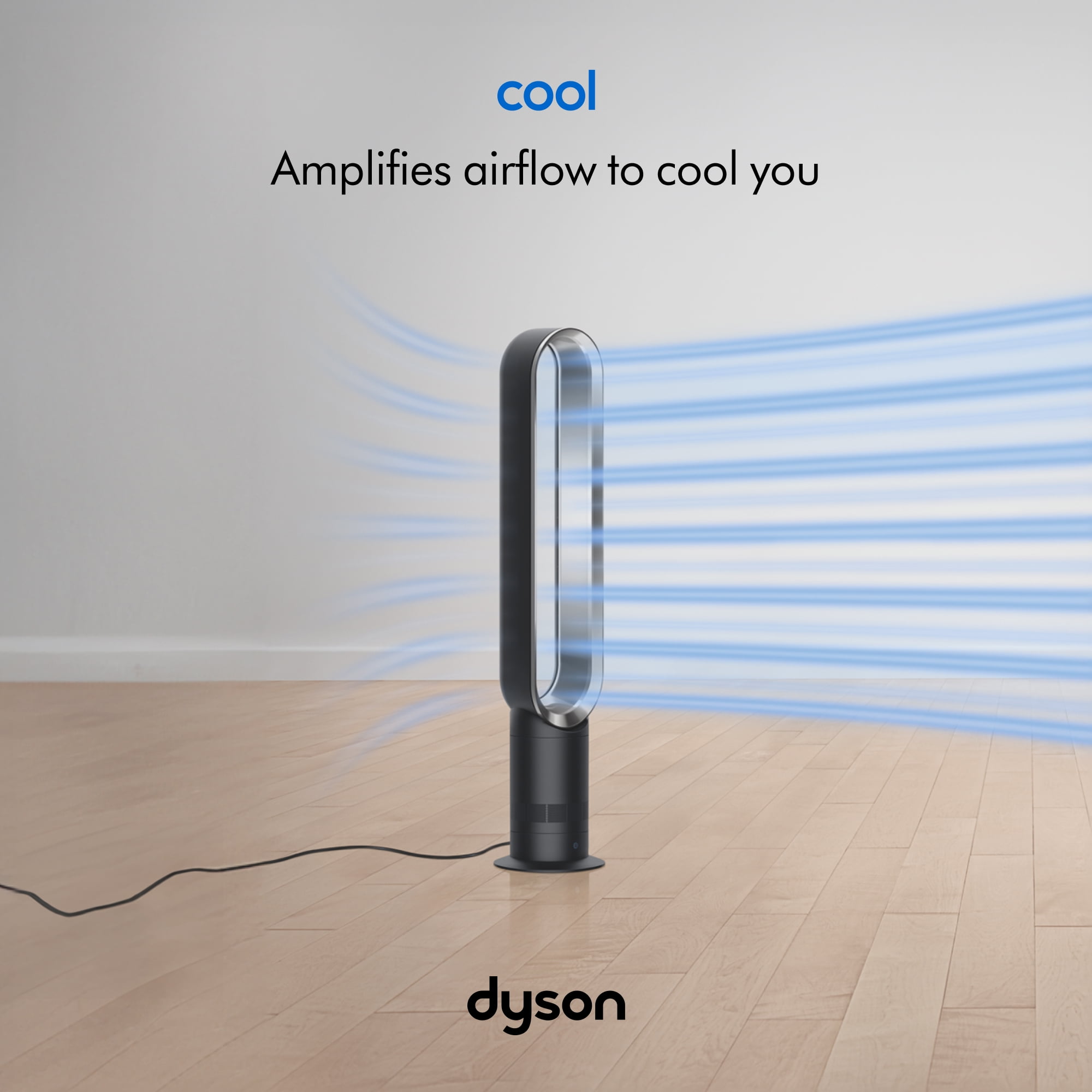 Dyson Cool™ Tower Fan AM07 | Satin Black/Nickel | New Dyson Cool™ Tower Fan AM07 | Satin Black/Nickel | New