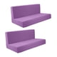 thumbnail image 5 of Fundas de cojín para Camper, fundas de respaldo, banco de repuesto fácil de instalar, 2 piezas Violeta, 5 of 8