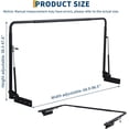 thumbnail image 3 of Royalbelle Black Hot Tub Cover Lift, Adjustable Width 69-96 Inch, Single-Person, 3 of 8