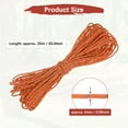 thumbnail image 3 of Uxcell Cuerda Paracord Reflectante de 2 MM 66FT para Camping [1PCS] - Cuerda de 3 hebras para Tiendas de Camping y Lonas [Naranja], 3 of 7