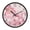 Pink Heart-shaped Balloons, variant on Voice Activated Clock with Glow Light 12 Inch Large Silent Wall Clock Battery Operated for Home Decor Red Maple Leaves in Autumn