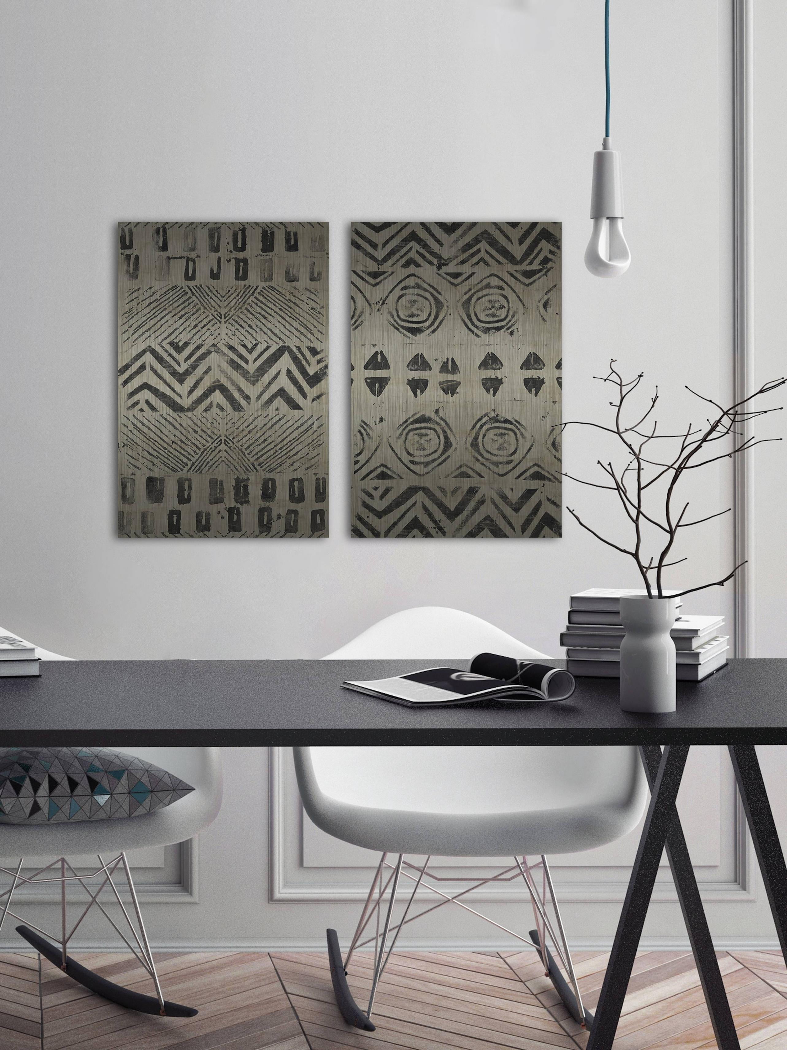 Marmont Hill Golden Patterns Diptych