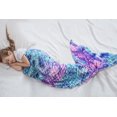 thumbnail image 6 of Catalonia Mermaid Tail Blanket,Toddler Kids Girls Fish Scales Pattern Sleeping Bag,Mermaid Tail Throw Blanket Gift for 3-6,Multi-Color, 6 of 7