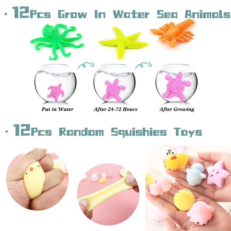 Ocean Party Favors - 24PCS Sea Themed Mini Bubble Wands For Kids Birthday Goodie Bags