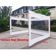 thumbnail image 2 of Pared lateral para marco de toldo SCOCANOPY de 10 x 10, paquete de 3 ventanas transparentes, 2 of 8